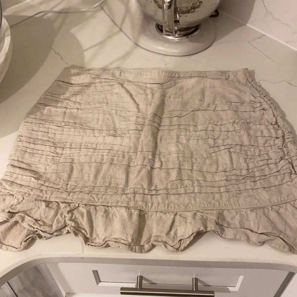 Linen material Abercrombie skirt L